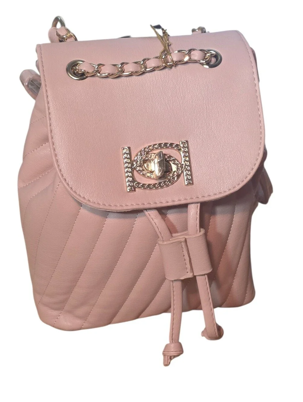 Bebe Bag Backpack Handbag Mini NWT Blush Pink